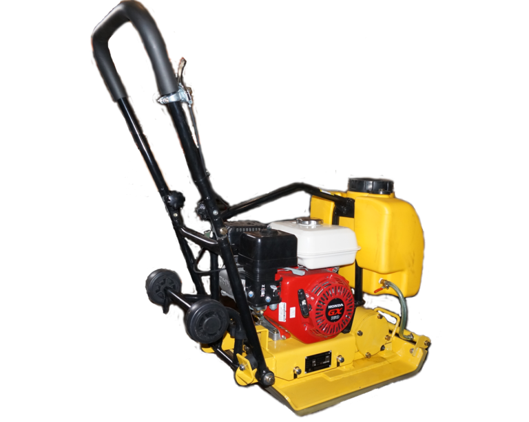 Виброплита Masalta MSR60-4 бензиновая (Honda GX 160, 5.5 л/с, 62 кг, бак для воды, колеса, защитная рама, резиновый коврик)