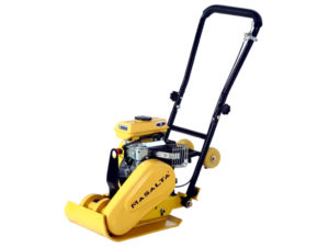 Виброплита Masalta MS50-2 бензиновая (2,5 л.с., 54 кг, колеса, складная ручка)