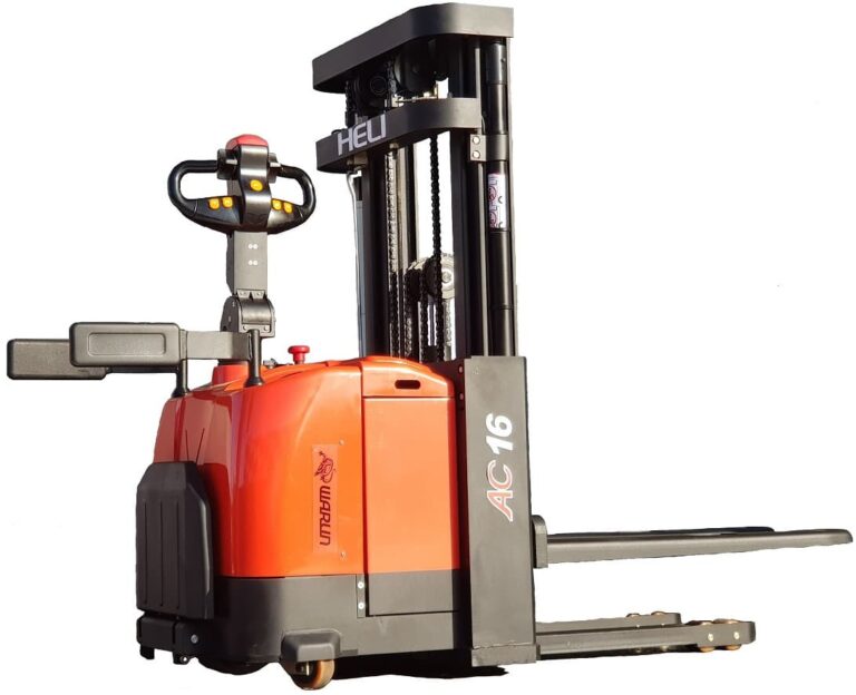 Самоходный штабелер с платформой оператора HELI 1600/6000/Li-Ion