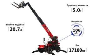 Телескопический погрузчик LGMG HR2150