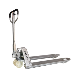 Ручная гидравлическая тележка (рохля) OXLIFT OX25-GAL c Гальваническим Покрытием