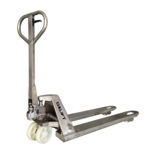 Ручная гидравлическая тележка (рохля) из Нержавеющей Стали OXLIFT OX25-STEEL