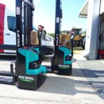 Самоходный штабелер OXLIFT AX155L 1550/2500/Li-ion 100Ah 792782