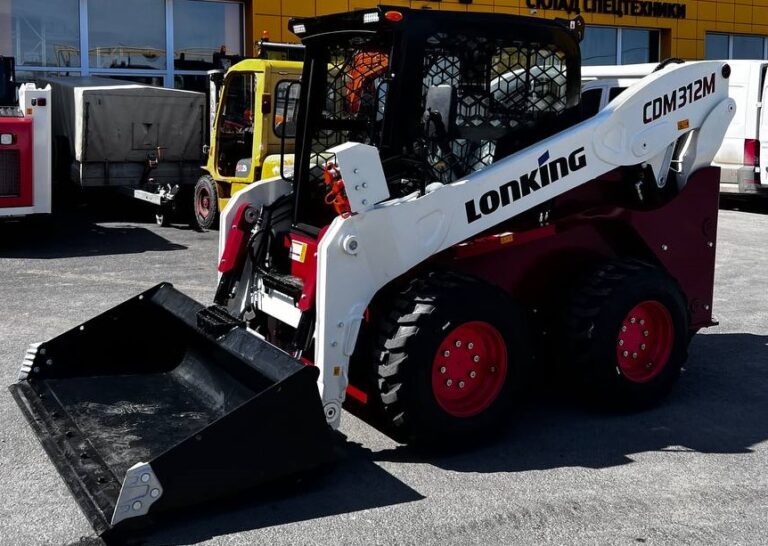 Мини-погрузчик с бортовым поворотом LONKING CDM 312M (Kubota)