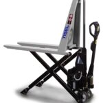 Ручная гидравлическая тележка (рохля) Tisel Technics TX10 E с электроподъемом