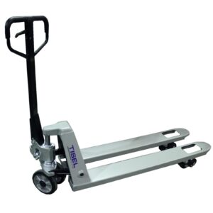 Ручная гидравлическая тележка (рохля) Tisel Technics T25B450 с узкими вилами