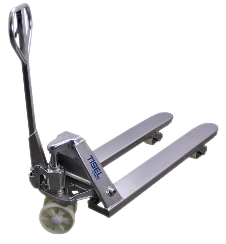 Ручная гидравлическая тележка (рохля) Tisel Technics TZ20 INOX из нержавеющей стали