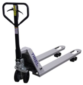Ручная гидравлическая тележка (рохля) Tisel Technics T25 Brake с ручным тормозом